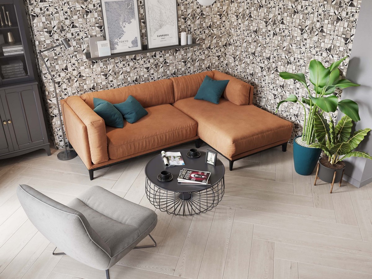 Classic Wood1200х194  Estima Глазурованная матовая Для пола Имитация дерева Коричневый Россия