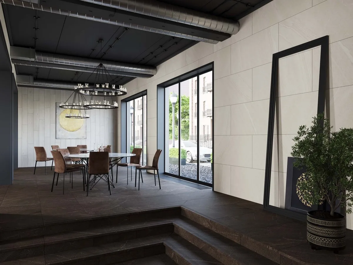 Gabbro1200х600  Estima Глазурованная матовая Для пола Имитация камня Коричневый Россия