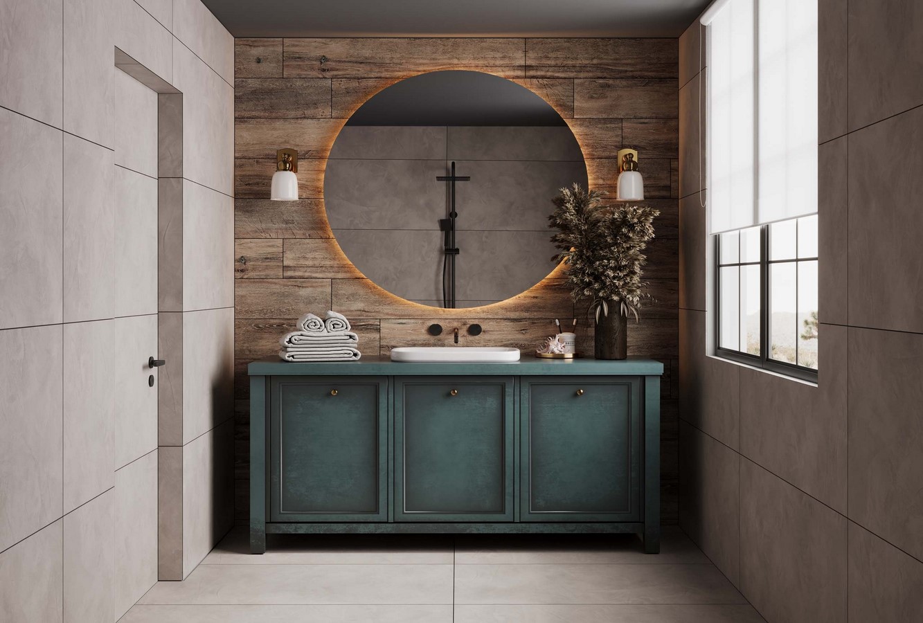 Graffito1200х600 Estima Глазурованная матовая Для пола Имитация камня Россия Серый