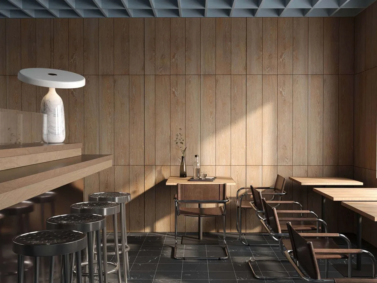 Kraft Wood1200х194  Estima Глазурованная матовая Для пола Имитация дерева Коричневый Россия