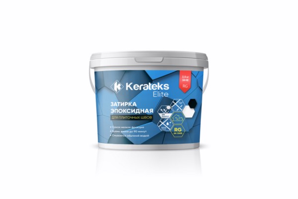 Эпоксидная двухкомпонентная затирка Kerateks, 2.5 кг