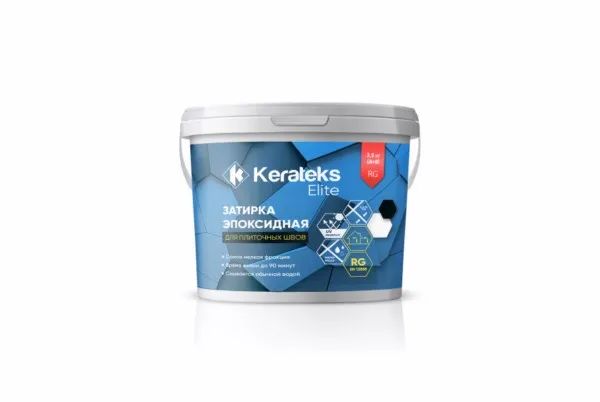 Эпоксидная двухкомпонентная затирка Kerateks, 2.5 кг
