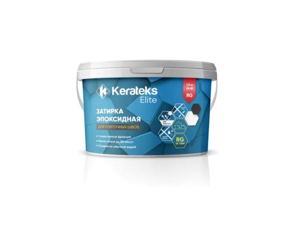 Эпоксидная двухкомпонентная затирка Kerateks, 1 кг