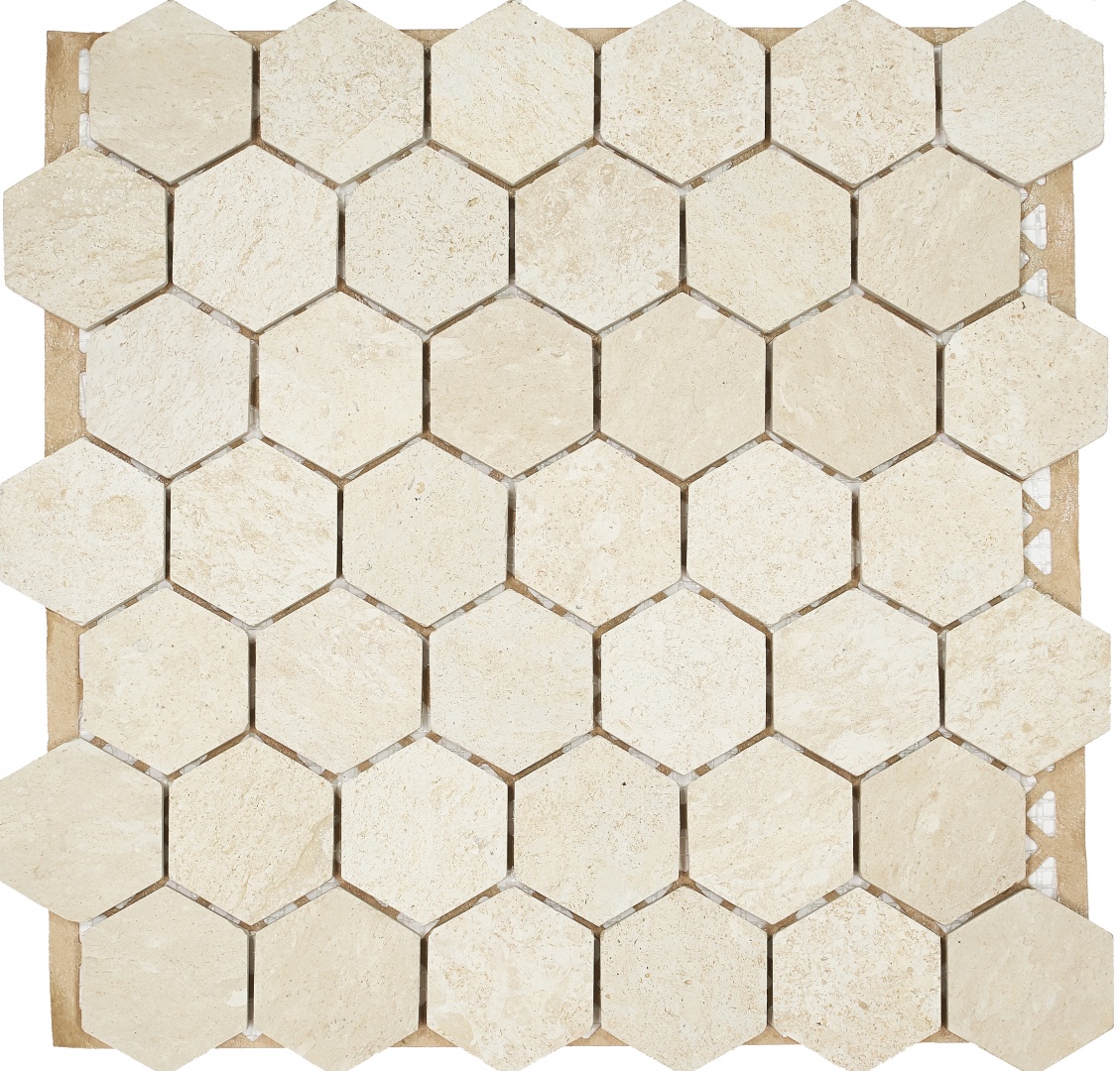 Мозаика Pietrine Biege Hexagon 30128 48х48х7мм