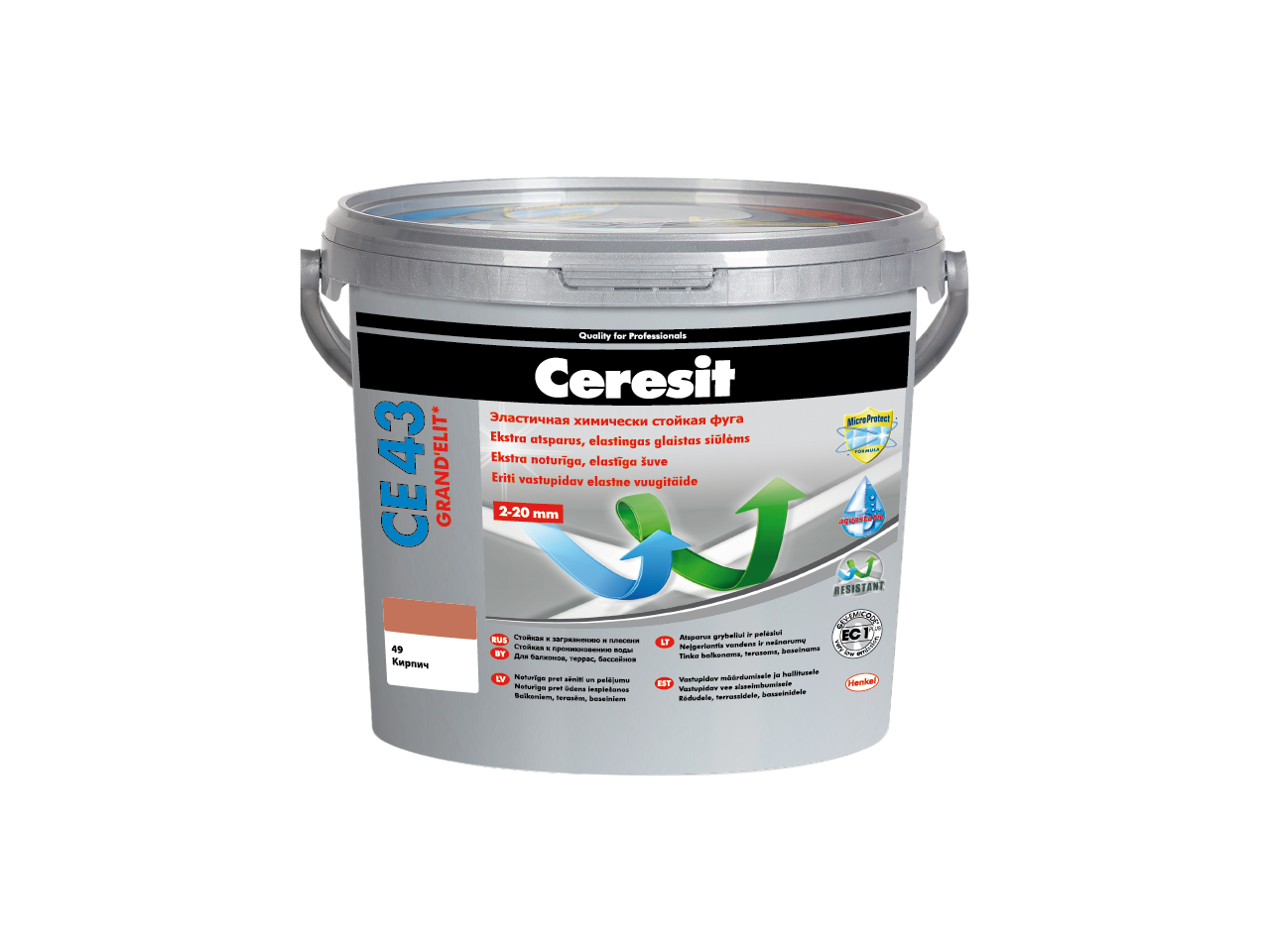 Эластичная химически стойкая фуга Ceresit CE 43